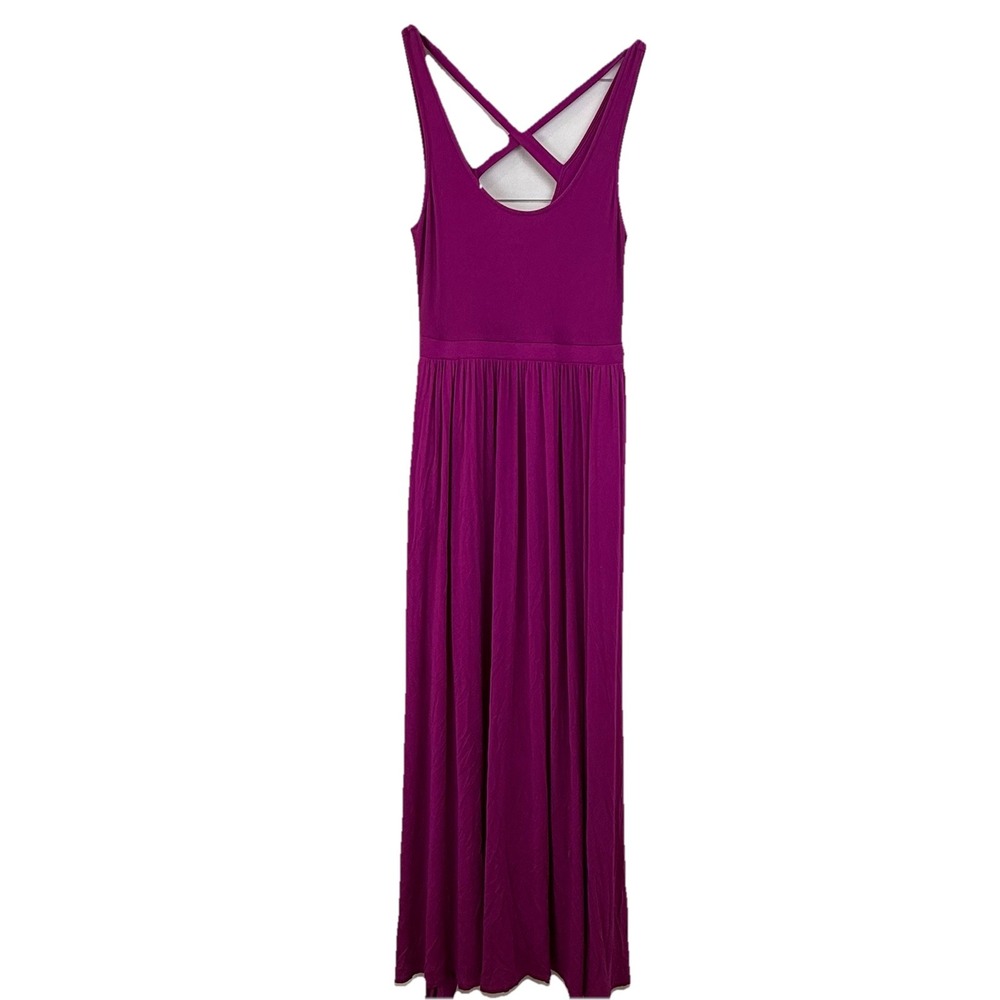 Anthropologie Fuchsia Maxi Dress - Picture 2 of 10